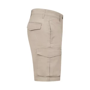 Pantalón corto unisex Clique Cargo Shorts 022065, Arena, lateral derecho