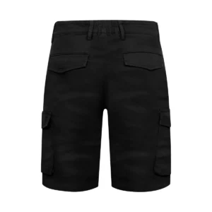 Pantalón corto unisex Clique Cargo Shorts 022065, Negro, vista posterior