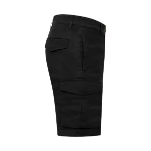 Pantalón corto unisex Clique Cargo Shorts 022065, Negro, lateral derecho