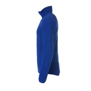 Chaqueta polar Clique Basic Polar Fleece Jacket 023901, Azul royal, lateral izquierdo