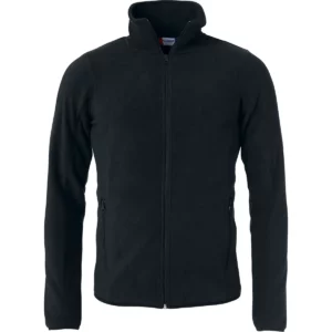 Chaqueta polar Clique Basic Polar Fleece Jacket 023901, Negro, vista frontal