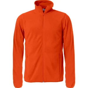 Chaqueta polar CLIQUE BASIC MICRO FLEECE JACKET 023914, Naranja rojizo, vista frontal
