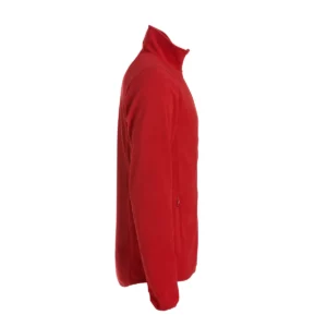 Chaqueta polar CLIQUE BASIC MICRO FLEECE JACKET 023914, Rojo, lateral derecho