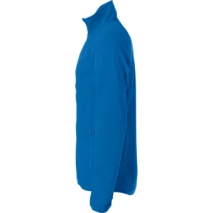 Chaqueta polar CLIQUE BASIC MICRO FLEECE JACKET 023914, Azul royal, lateral izquierdo