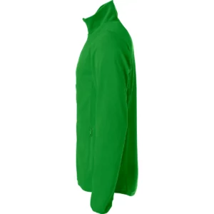 Chaqueta polar CLIQUE BASIC MICRO FLEECE JACKET 023914, Verde manzana, lateral izquierdo