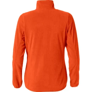 Chaqueta polar Clique Basic Micro Fleece Women 023915, Naranja rojizo, vista posterior