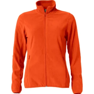Chaqueta polar Clique Basic Micro Fleece Women 023915, Naranja rojizo, vista frontal