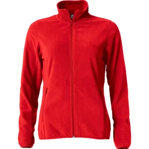 Chaqueta polar Clique Basic Micro Fleece Women 023915, Rojo, vista frontal