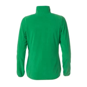 Chaqueta polar Clique Basic Micro Fleece Women 023915, Verde manzana, vista posterior