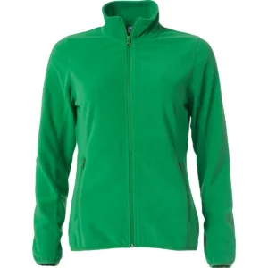 Chaqueta polar Clique Basic Micro Fleece Women 023915, Verde manzana, vista frontal