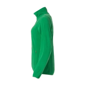 Chaqueta polar Clique Basic Micro Fleece Women 023915, Verde manzana, lateral izquierdo