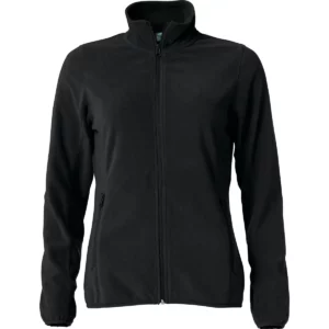 Chaqueta polar Clique Basic Micro Fleece Women 023915, Negro, vista frontal
