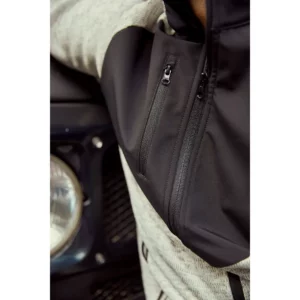 Chaqueta polar hombre CLIQUE HAINES 023946 / Chaqueta polar mujer CLIQUE HAINES WOMEN 023947, detalle del bolsillo y la cremallera