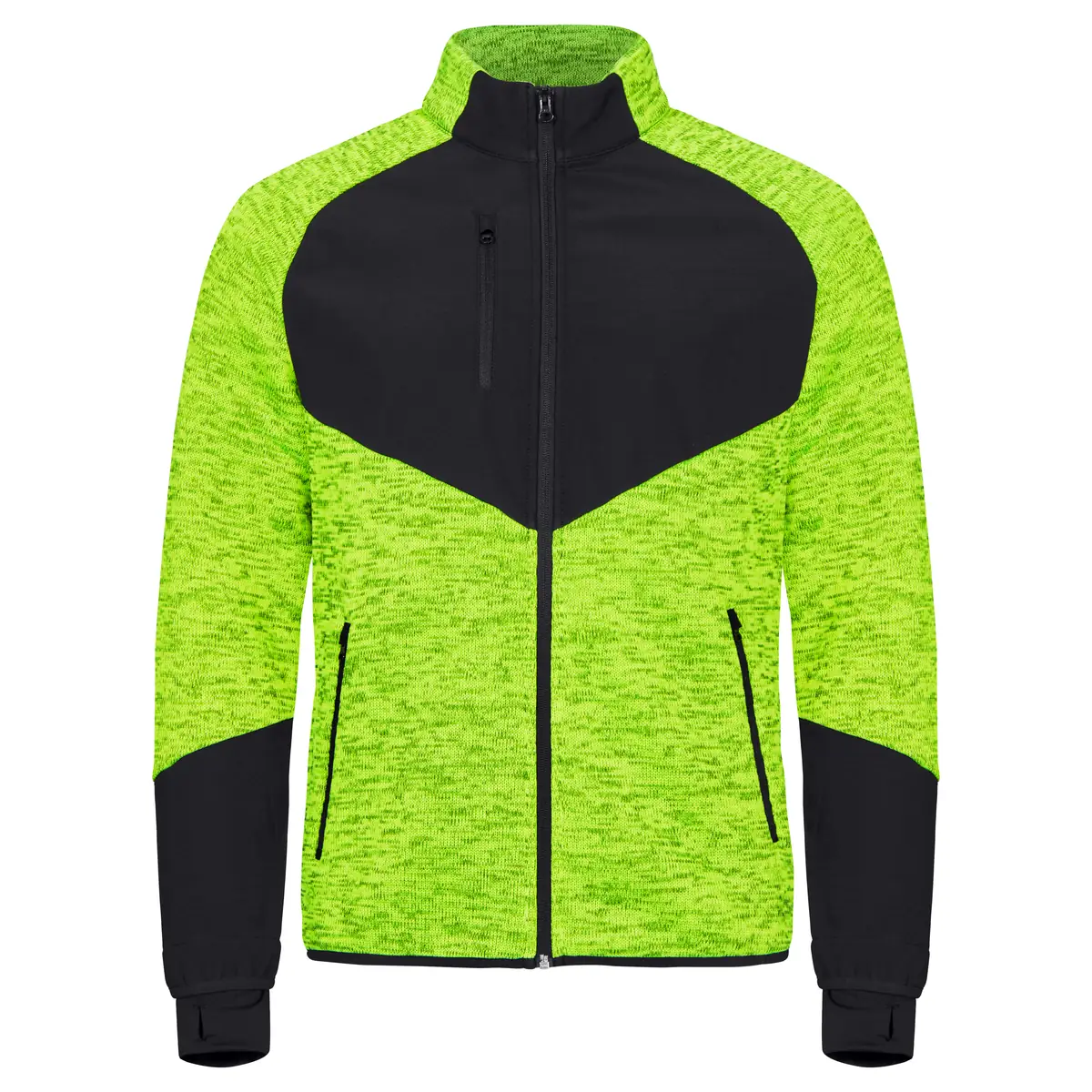 Chaqueta polar hombre CLIQUE HAINES 023946 3 Chaqueta polar hombre CLIQUE HAINES 023946, Visib yellow, vista frontal