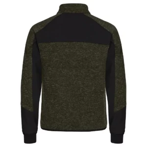 Chaqueta polar hombre CLIQUE HAINES 023946, Fog green, vista posterior