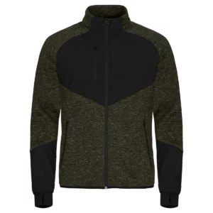 Chaqueta polar hombre CLIQUE HAINES 023946, Fog green, vista frontal