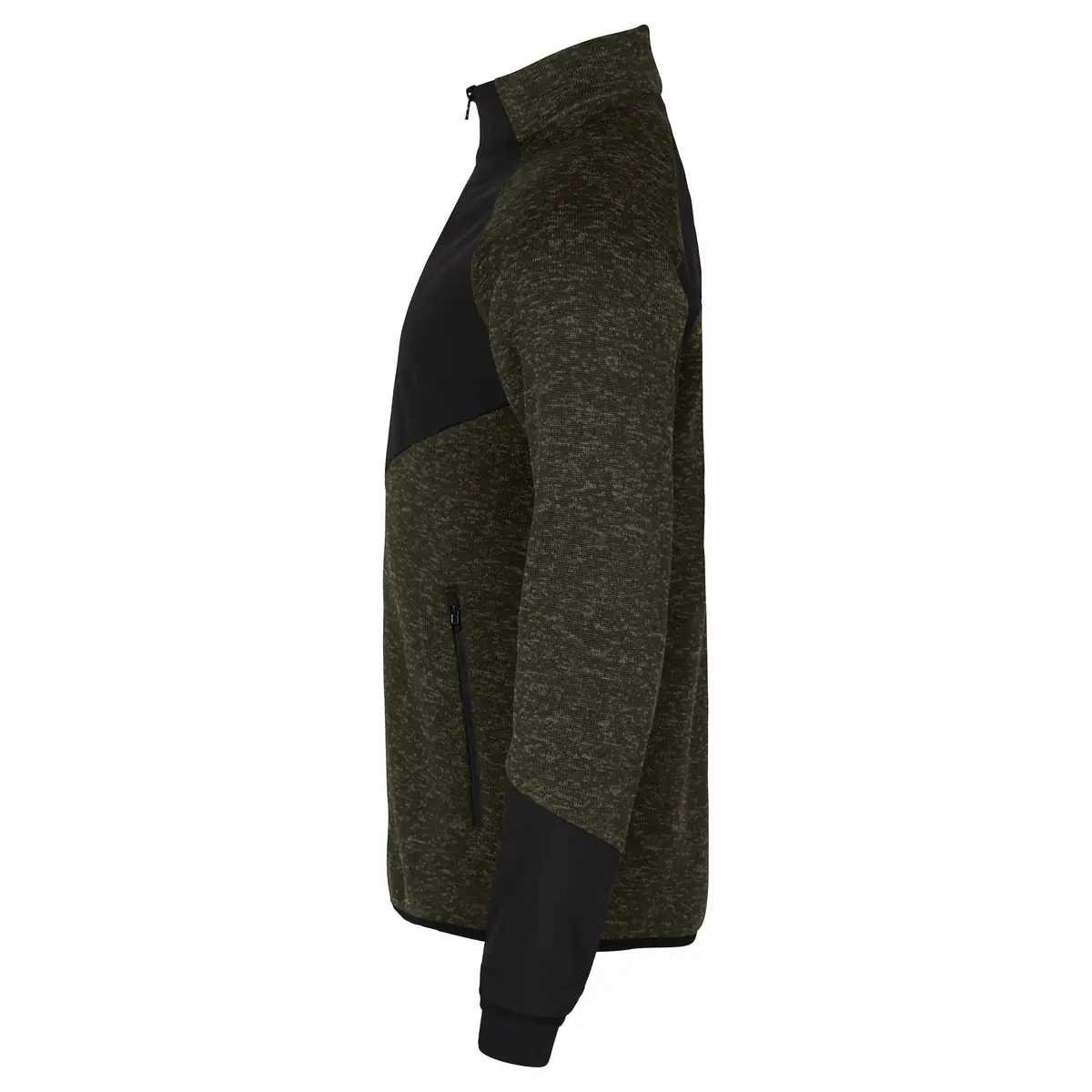 Chaqueta polar hombre CLIQUE HAINES 023946 9 Chaqueta polar hombre CLIQUE HAINES 023946, Fog green, lateral izquierdo