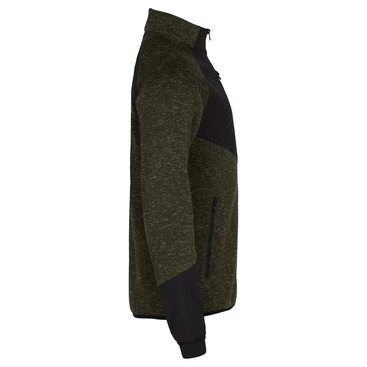 Chaqueta polar hombre CLIQUE HAINES 023946 10 Chaqueta polar hombre CLIQUE HAINES 023946, Fog green, lateral derecho