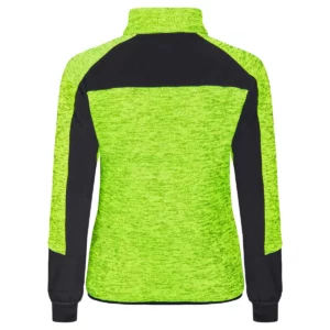 Chaqueta polar mujer CLIQUE HAINES WOMEN 023947, Amarillo visibilidad, vista posterior