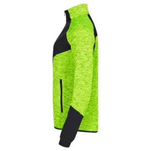Chaqueta polar mujer CLIQUE HAINES WOMEN 023947, Amarillo visibilidad, lateral izquierdo