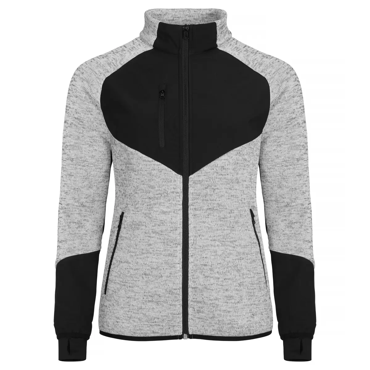 Chaqueta polar mujer CLIQUE HAINES WOMEN 023947 11 Chaqueta polar mujer CLIQUE HAINES WOMEN 023947, Ash, vista frontal
