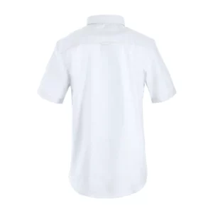 Camisa de manga corta Clique Cambridge 027310, Blanco, vista posterior