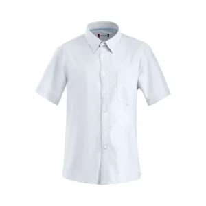 Camisa de manga corta Clique Cambridge 027310, Blanco, vista frontal