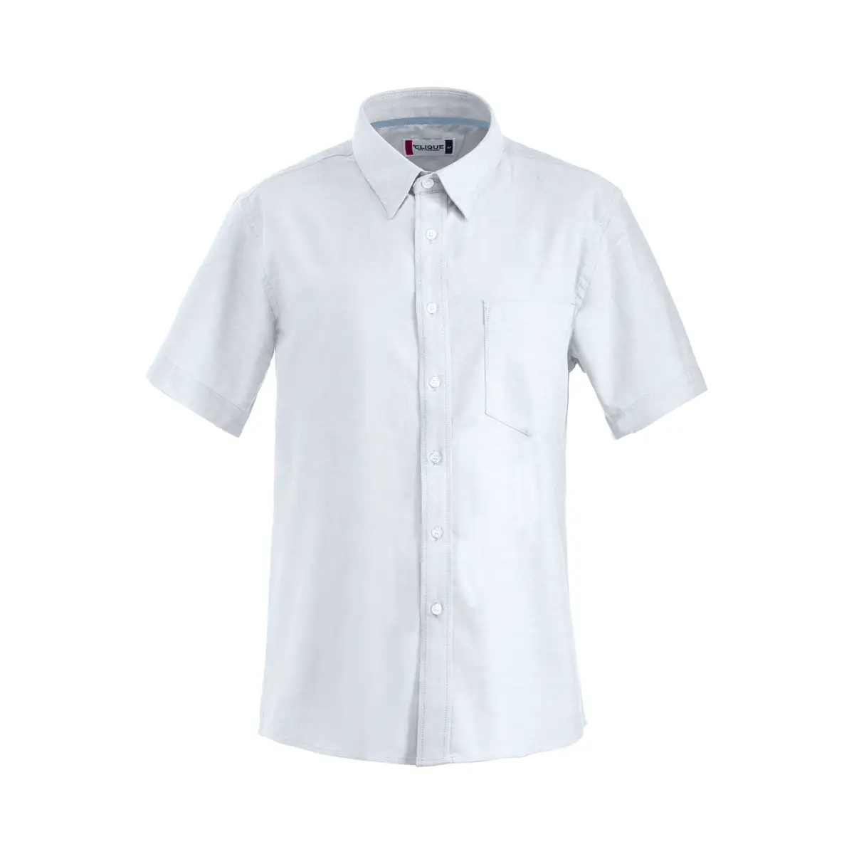 Camisa de manga corta CLIQUE CAMBRIDGE 027310 3 Camisa de manga corta Clique Cambridge 027310, Blanco, vista frontal