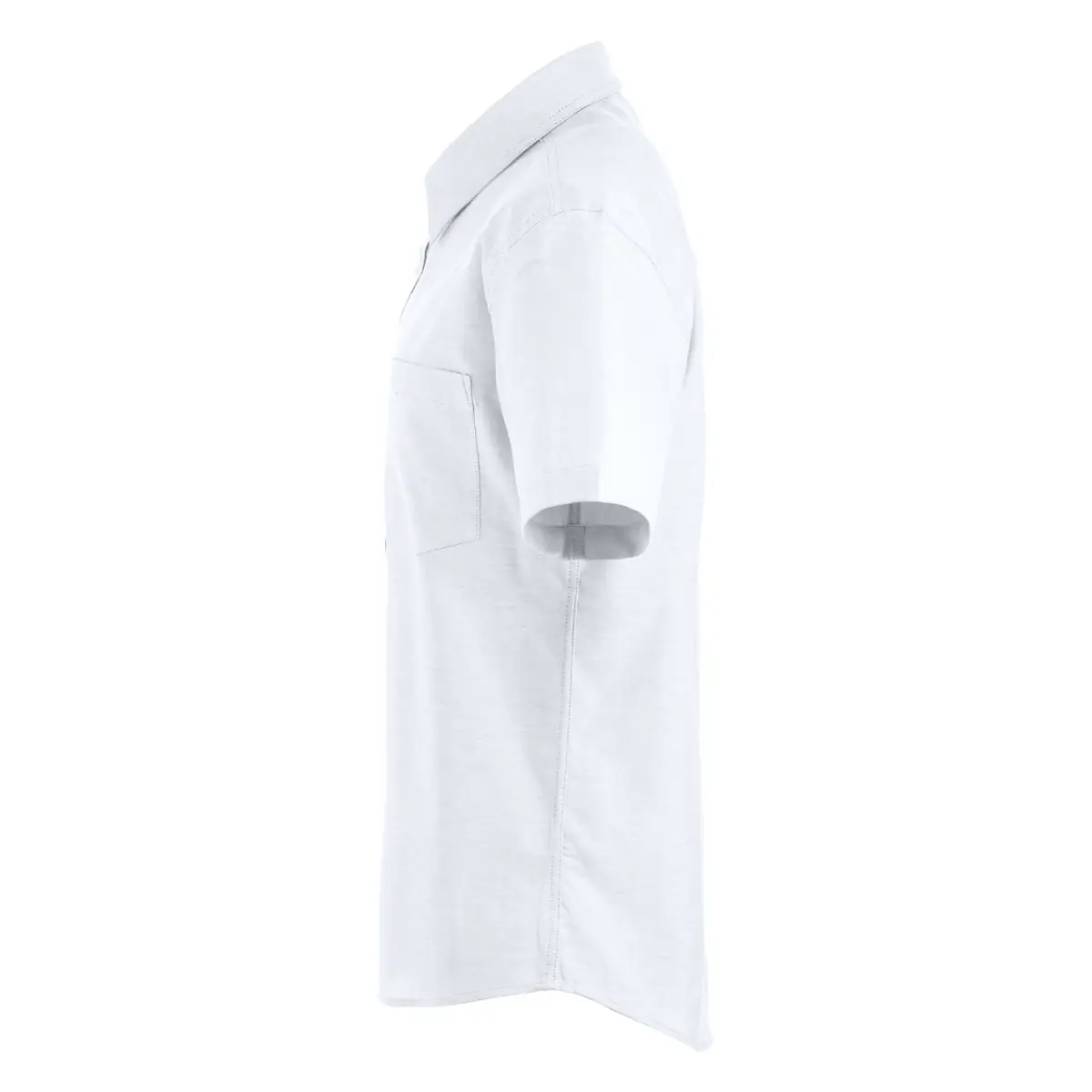 Camisa de manga corta CLIQUE CAMBRIDGE 027310 4 Camisa de manga corta Clique Cambridge 027310, Blanco, lateral izquierdo