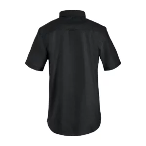 Camisa de manga corta Clique Cambridge 027310, Negro, vista posterior