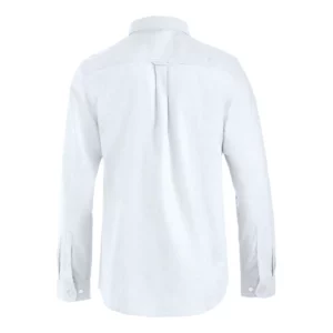 Camisa de hombre Clique Oxford 027311, Blanco, vista posterior