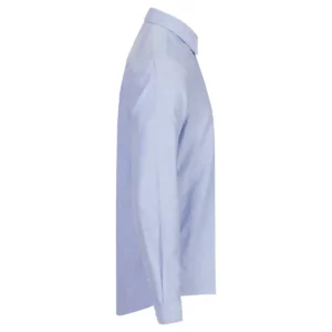 Camisa de hombre Clique Oxford 027311, Azul real, lateral derecho