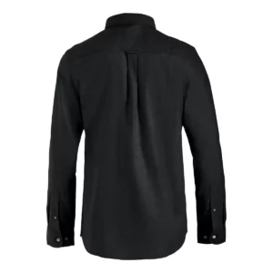 Camisa de hombre Clique Oxford 027311, Negro, vista posterior