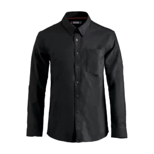 Camisa de hombre Clique Oxford 027311, Negro, vista frontal