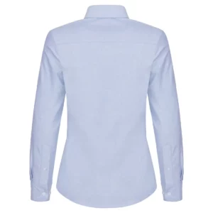 Camisa de mujer Clique Garland 027321, Azul real, vista posterior