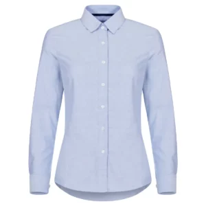 Camisa de mujer Clique Garland 027321, Azul real, vista frontal