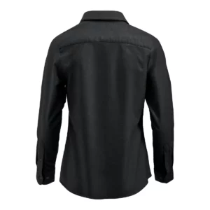 Camisa de mujer Clique Garland 027321, Negro, vista posterior