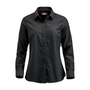 Camisa de mujer Clique Garland 027321, Negro, vista frontal