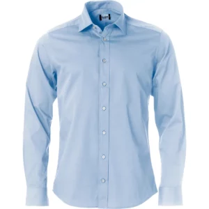 Camisa hombre CLIQUE CLARK 027950, Azul claro, vista frontal