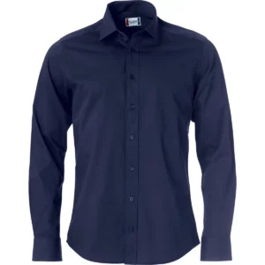 Camisa hombre CLIQUE CLARK 027950, Marino oscuro, vista frontal