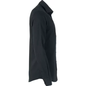 Camisa hombre CLIQUE CLARK 027950, Negro, lateral derecho
