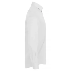 Camisa hombre CLIQUE STRETCH SHIRT L/S 027960, White, lateral derecho