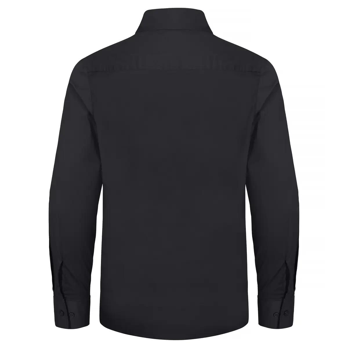 Camisa hombre CLIQUE STRETCH SHIRT L/S 027960 16 Camisa hombre CLIQUE STRETCH SHIRT L/S 027960, Black, vista posterior