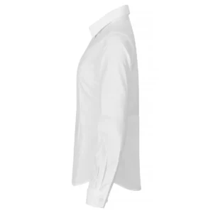 Camisa mujer CLIQUE STRETCH SHIRT L/S WOMEN 027961, White, lateral izquierdo