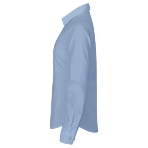 Camisa mujer CLIQUE STRETCH SHIRT L/S WOMEN 027961, Light blue, lateral izquierdo