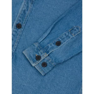 Sobrecamisa unisex Clique Overshirt 027962 Tejano, vista detalle