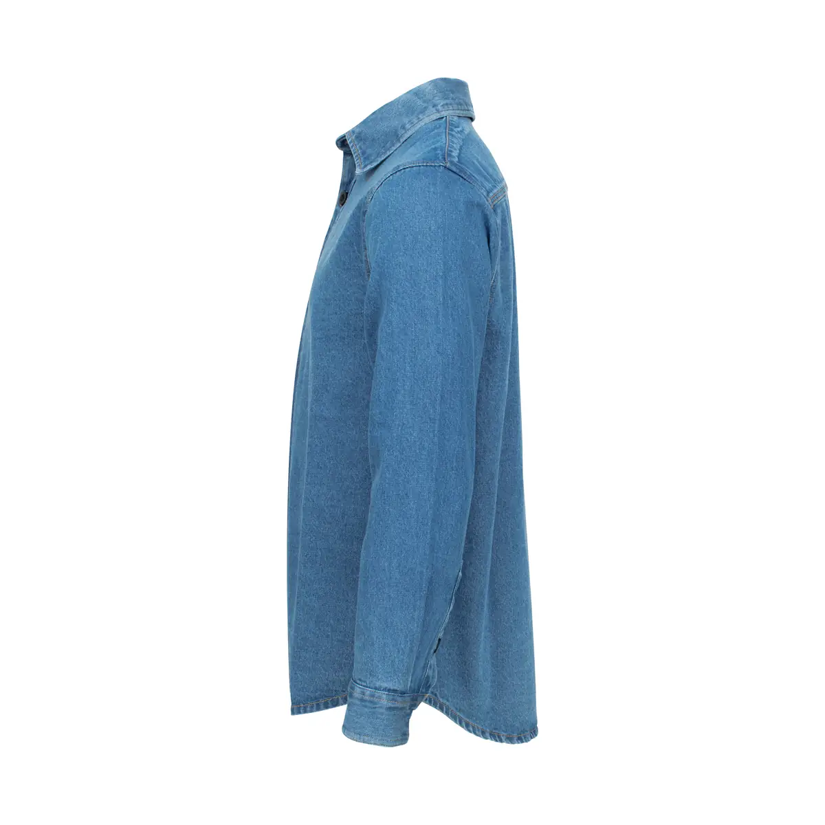 Sobrecamisa unisex CLIQUE OVERSHIRT 027962 7 Sobrecamisa unisex Clique Overshirt 027962 Tejano, vista lateral izquierdo