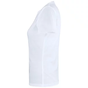 Camiseta de mujer Clique Neon-T Women 029346, blanco, lateral izquierdo
