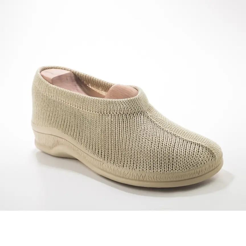 Zapato Codeor Confortina Unisex 5 Codeor Confortina Unisex beige, vista de tres cuartos
