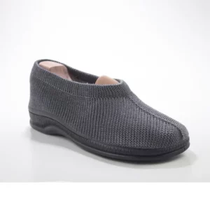 Codeor Confortina Unisex gris, vista de tres cuartos